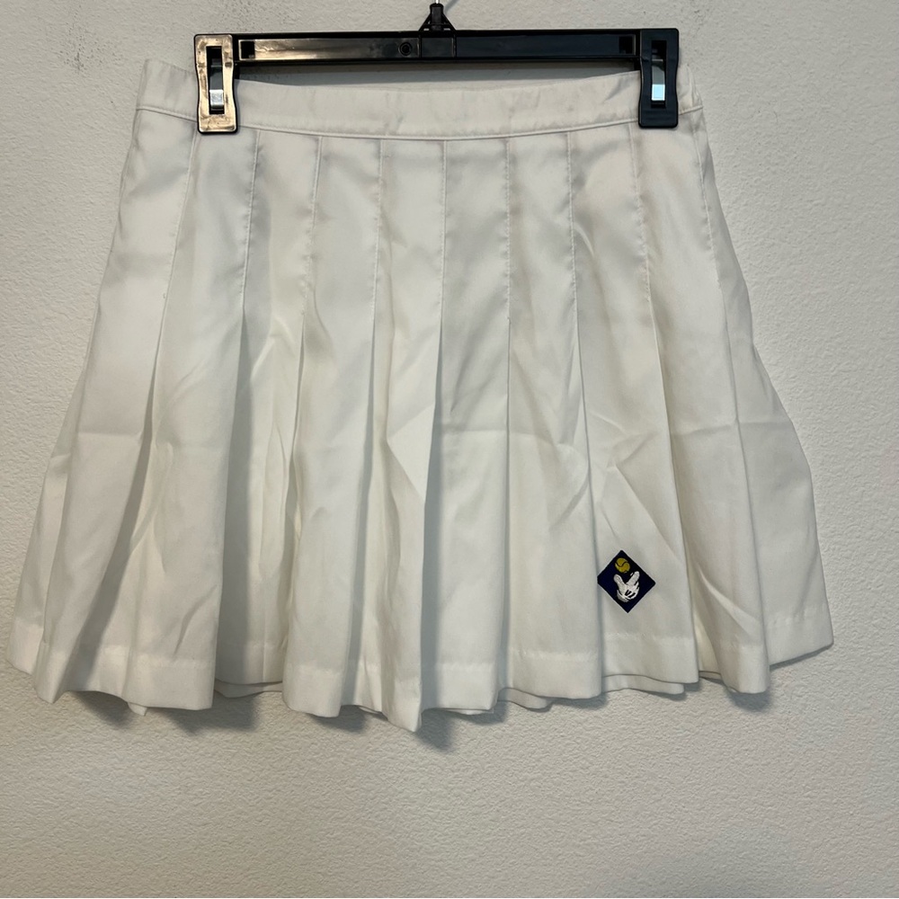 Disney Super Cute White Tennis Skirt Sz Med